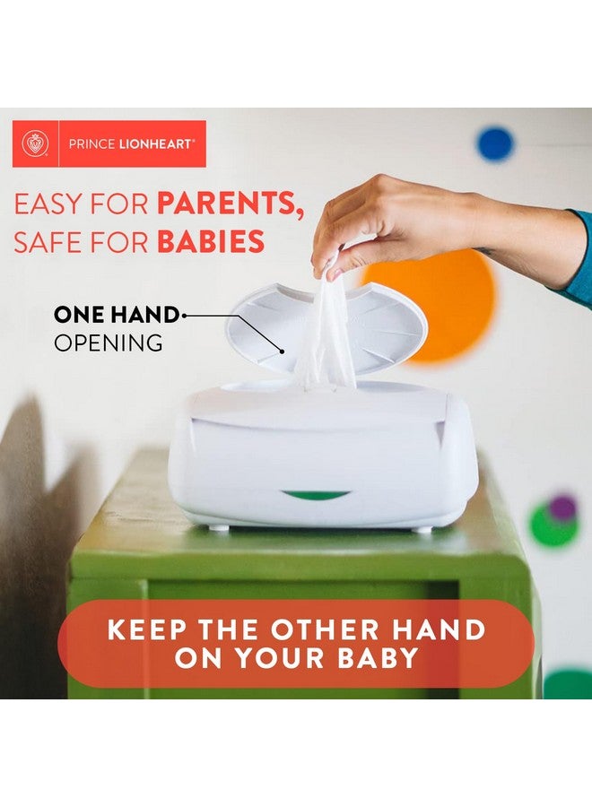 برينس ليون هارت سخان مناديل برينس ليونهارت ألتيميت مع ضوء ليلي مدمج | إمكانية الوصول إلى المناديل المنبثقة. سخان المناديل الأكثر مبيعًا عالميًا على الإطلاق. يأتي مع نظام وسادة EverFRESH لمنع الجفاف. - Image 1