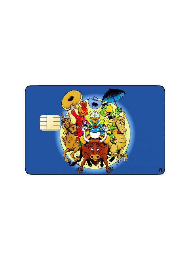 RKN PRINTED BANK CARD STICKER Animation The Three Caballeros By Disney - Image 2