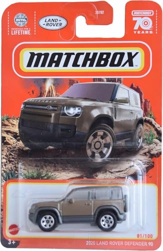 Matchbox 2020 Land Rover Defender 90, Brown 81/100 - Image 3