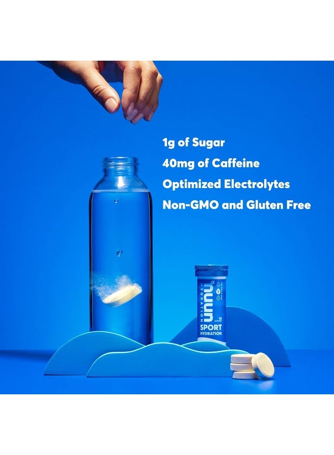 Nuun Sport + Caffeine: Electrolyte Drink Tablets, Mixed Flavor Box, 10 Count (Pack Of 4) - Image 2