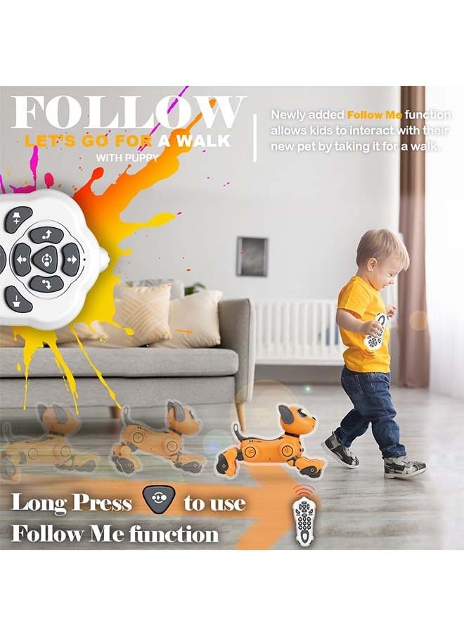 null - Robot Dog Toy for Kids, Voice & 2.4GHz Remote Control Robot Pet with Interactive Touch Sensors, Over 20+ Responses, Program Mode, Robotic Puppy Toy for Kids Boys & Girls - Image 1