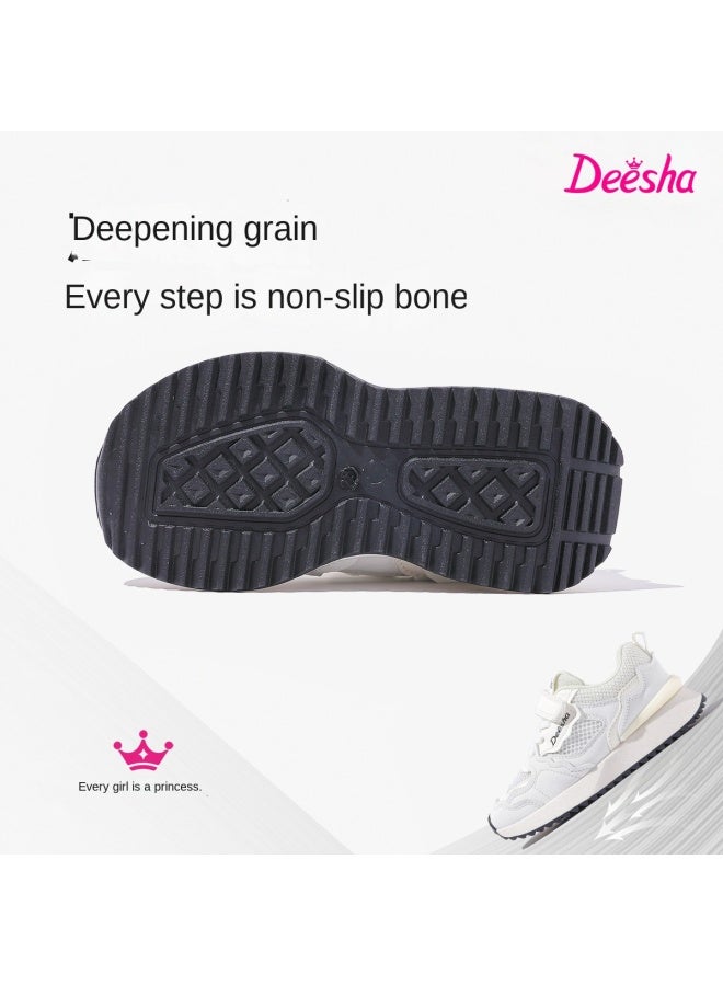 DEESHA Mesh Breathable Girls' Sports Shoes, Summer Children's Lightweight Casual Running Shoes For Big Girls - Image 5