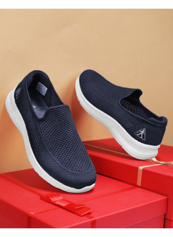 Foot Fitness Leap Month Filial Piety Gift】 Men's Slip-on Shoes, New Spring/autumn Style, Comfortable And Non-slip, Middle-aged And Elderly Dad Shoes - Image 1