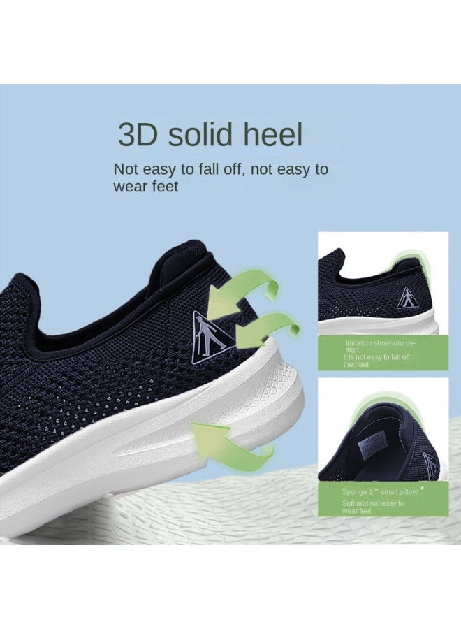 Foot Fitness Leap Month Filial Piety Gift】 Men's Slip-on Shoes, New Spring/autumn Style, Comfortable And Non-slip, Middle-aged And Elderly Dad Shoes - Image 4