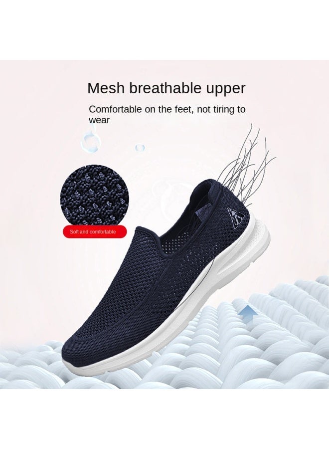 Foot Fitness Leap Month Filial Piety Gift】 Men's Slip-on Shoes, New Spring/autumn Style, Comfortable And Non-slip, Middle-aged And Elderly Dad Shoes - Image 3