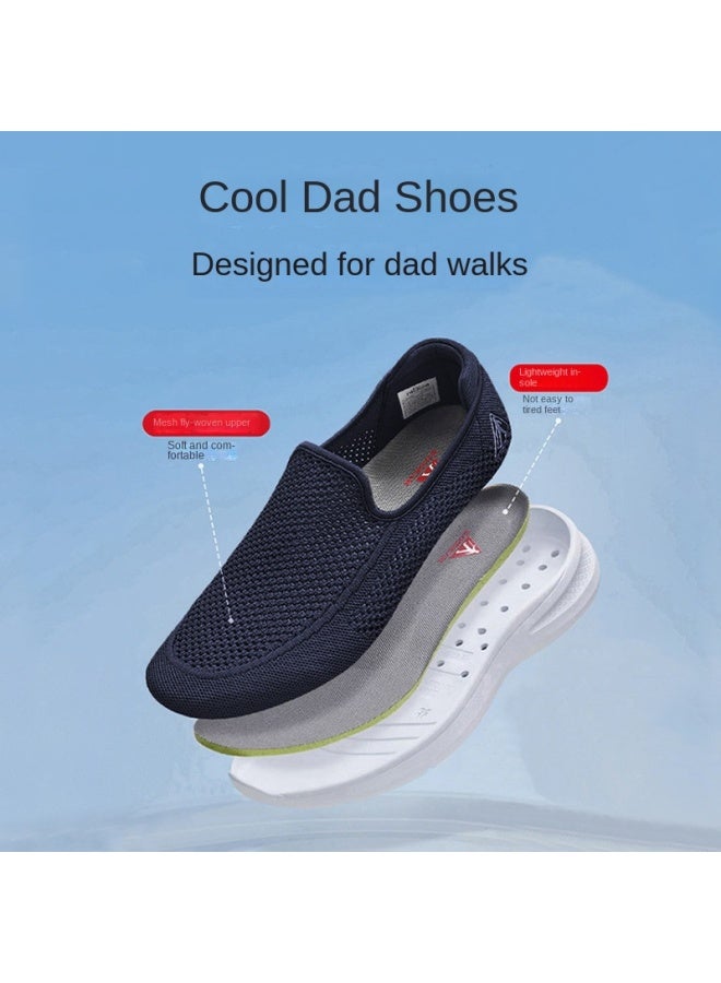 Foot Fitness Leap Month Filial Piety Gift】 Men's Slip-on Shoes, New Spring/autumn Style, Comfortable And Non-slip, Middle-aged And Elderly Dad Shoes - Image 2