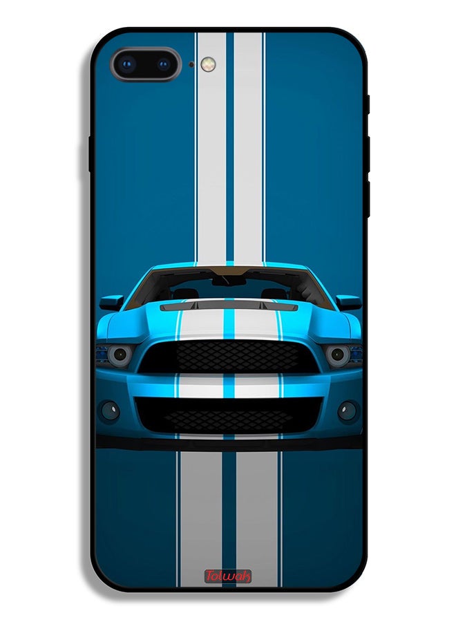 Tolwak Apple iPhone 8 Plus Protective Case Car Abstract Art - Image 2