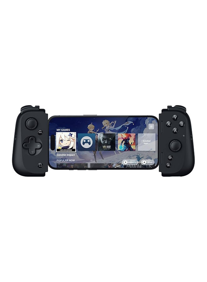 Razer Kishi V2 USB-C Mobile Gaming Controller, Console-Level Control, Tightly Fit Telescopic Bridge, Ultra Low Latency, Charging While Gaming, Compatible with iOS & Android, Black | RZ06-05110100-R3M1 - Image 1