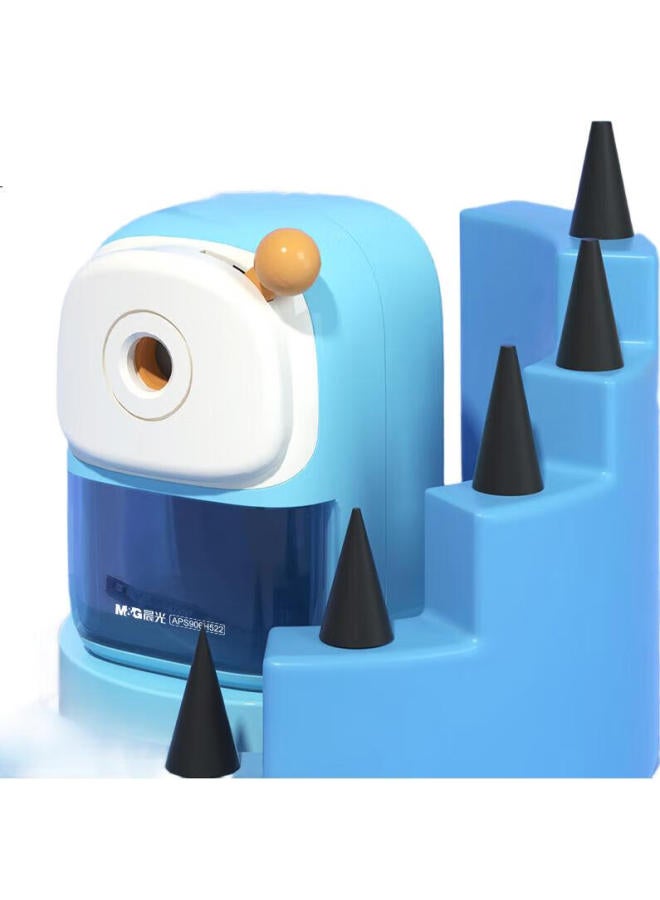 M.G M&G (M&G) Large Caliber Pencil Sharpener For Students, Blue Aps906H5 - Image 2