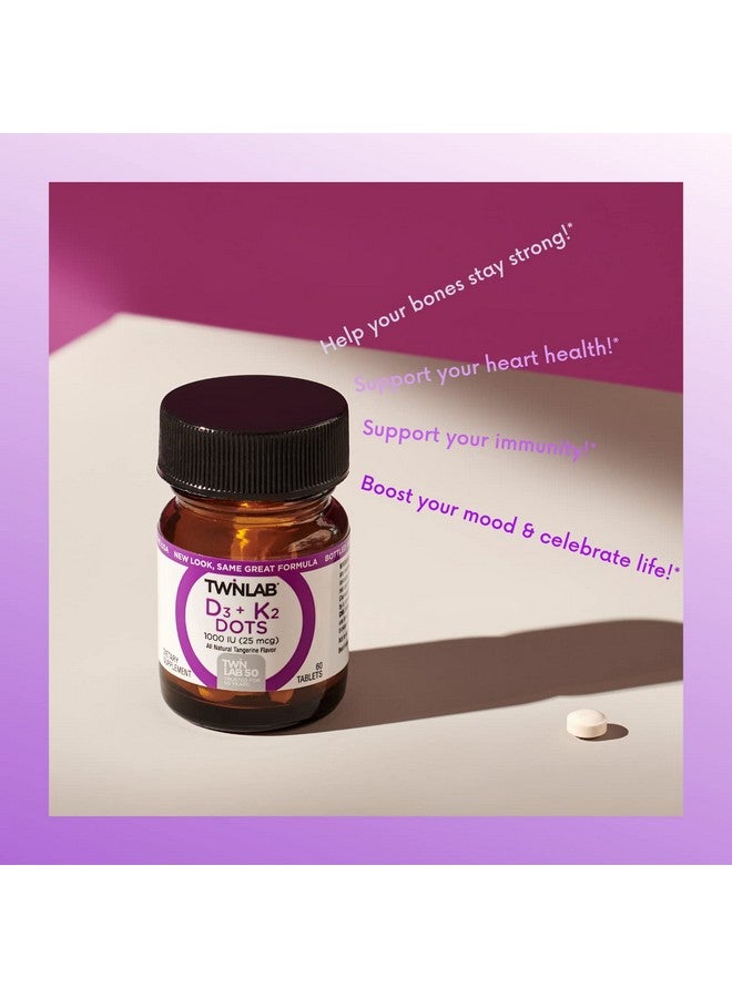 Twinlab Vit D3 1000 & K2 Dots, 3 pk - Image 3