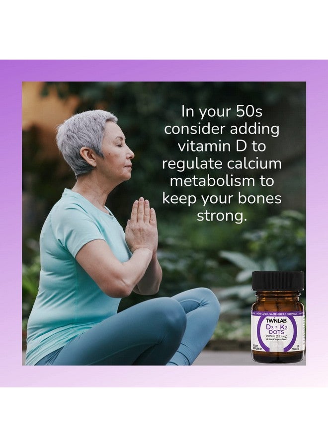 Twinlab Vit D3 1000 & K2 Dots, 3 pk - Image 4