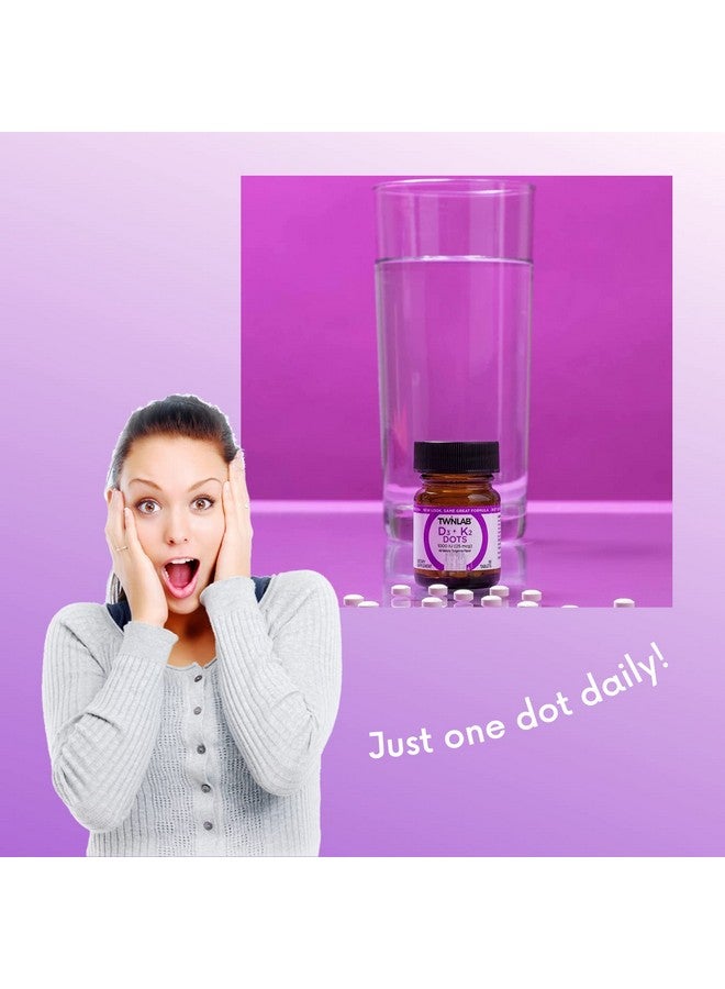 Twinlab Vit D3 1000 & K2 Dots, 3 pk - Image 5