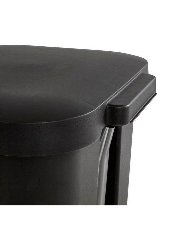 ستيريليت سلة مهملات متينة بدواسة خالية من البسفينول، سوداء اللون، سعة 11.9 جالون، 10699004 - Image 3