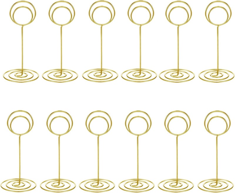 Radezon 20 Pack Table Number Holders Place Card Holder Photo Picture Holder for Wedding, Birthday Party - Image 1