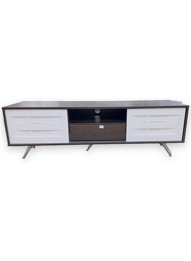 MAF furniture Maf Wooden Modern Tv Table Multifunctional Tv Desk Stand With Storage Shelves Drawers For Office, Home, Entrainment Living Room Gaming Media Room Maf-Tv1541-180Cm 