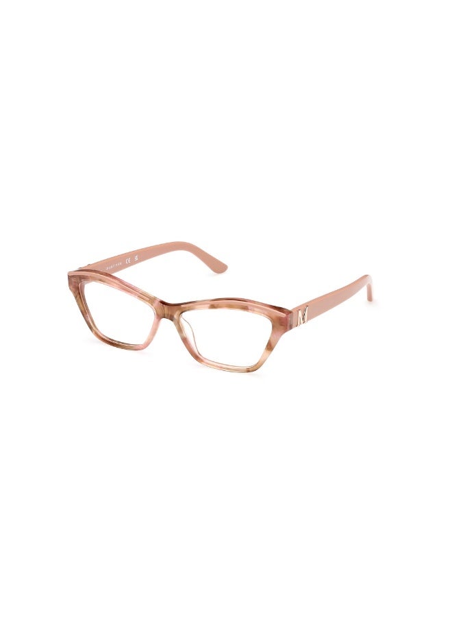 GUESS Gm0396 Cat Acetate Frames For Women Size 55, Pink Avana - Image 1