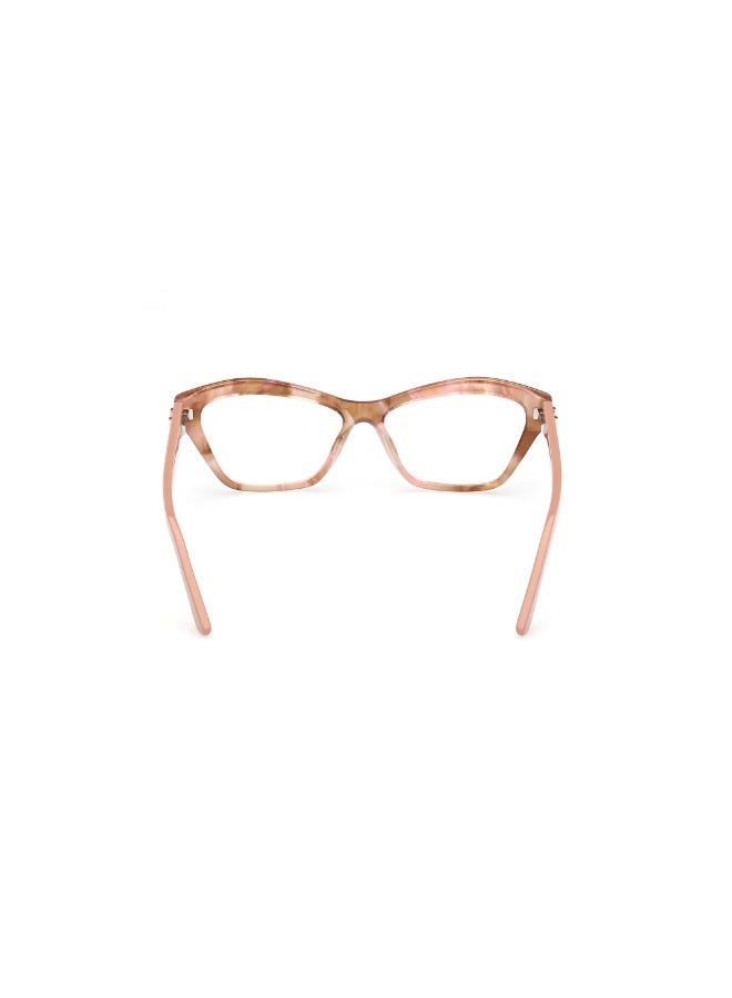 GUESS Gm0396 Cat Acetate Frames For Women Size 55, Pink Avana - Image 4