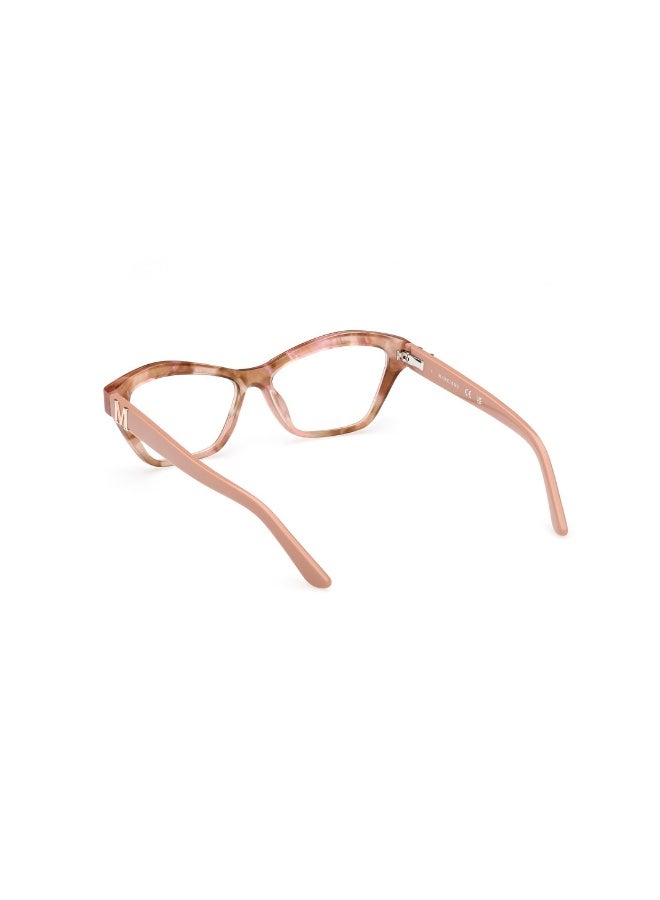 GUESS Gm0396 Cat Acetate Frames For Women Size 55, Pink Avana - Image 3