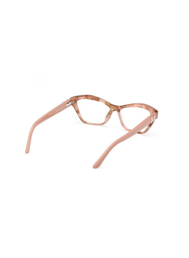 GUESS Gm0396 Cat Acetate Frames For Women Size 55, Pink Avana - Image 5