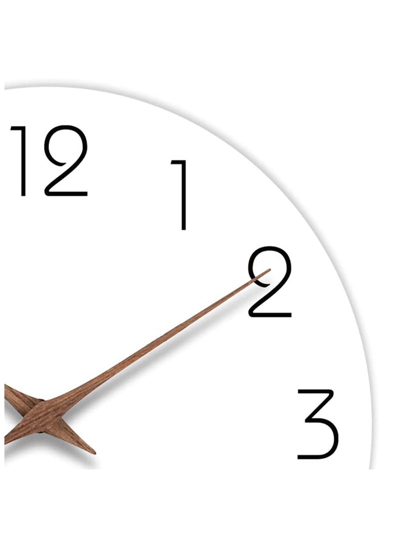 Generic 11inch Wall Clock,Wood Modern Wall Clock,Silent Non Ticking,Battery Operated,for Kitchen, Living Room, Office, Bedroom, Bathroom  - Image 2