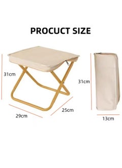 Generic Outdoor Mini Small Lightweight Carbon steel Compact Ultralight Compact Folding Beach Chair  - Image 2