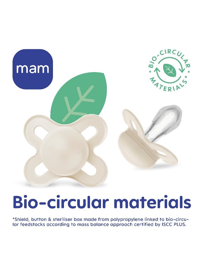MAM Original Silicone Pacifiers for Babies 6+ Months, Girl , Pack of 2 - Image 2