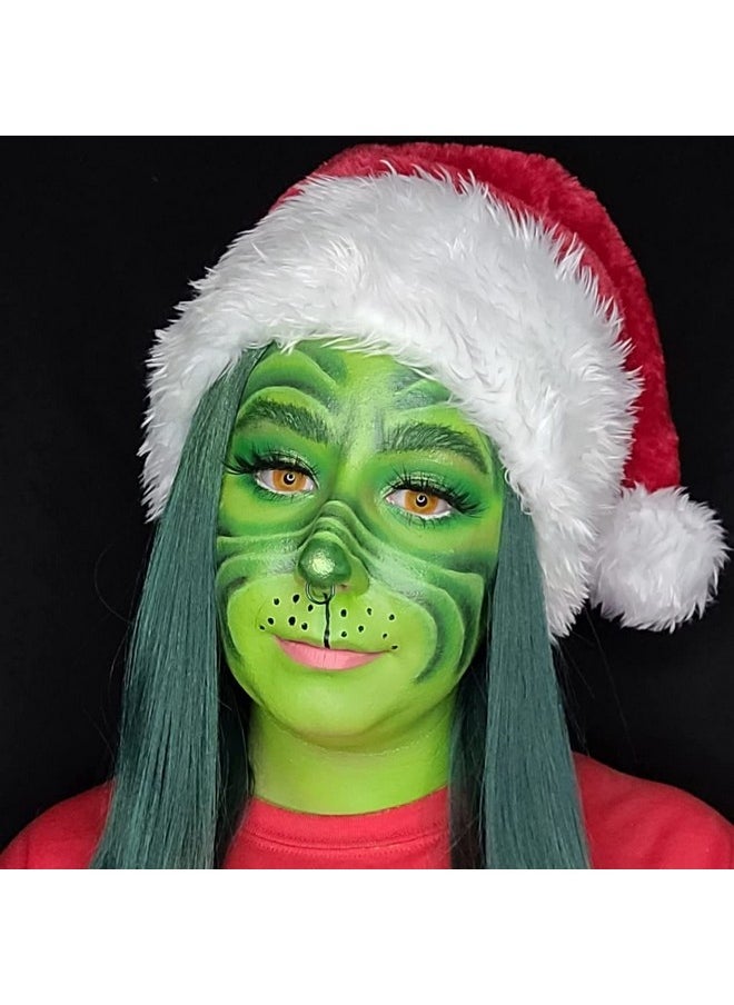 CCbeauty CCBeauty Light Green Face Body Paint Stick, Lime Green Eye Black for Sports, St. Patrick's Day Foundation, Goblin Hulk Shrek Hunting Camo Witch Makeup for Halloween Cosplay Costume Parties  - Image 3