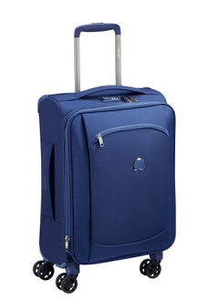 DELSEY Delsey Monmartre Air 2.0 Expendable Double wheel cabin trolley suitcase 55cm blue  - Image 2