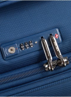 DELSEY Delsey Monmartre Air 2.0 Expendable Double wheel cabin trolley suitcase 55cm blue  - Image 4