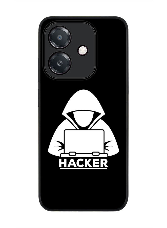 Stylizedd غطاء لهاتف أوبو A3x 4G / A3 4G، حماية كاميرا نحيفة، غطاء هاتف مضاد للصدمات - هاكر - Image 1