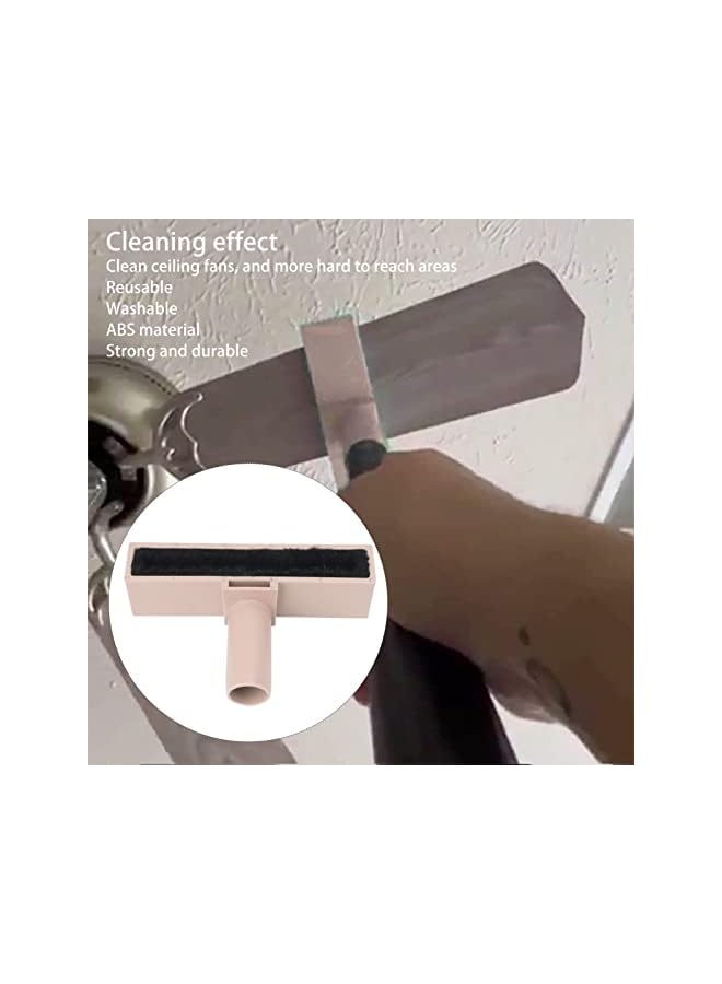 erorex Ceiling Fan Cleaner Duster, Reusable Ceiling Fan Blade Cleaner Washable Fan Cleaning Tool for Kitchen, Living Room, Bedroom, Bathroom, Inner Brush Width 6.6X1.0In (Dusty ) - Image 4