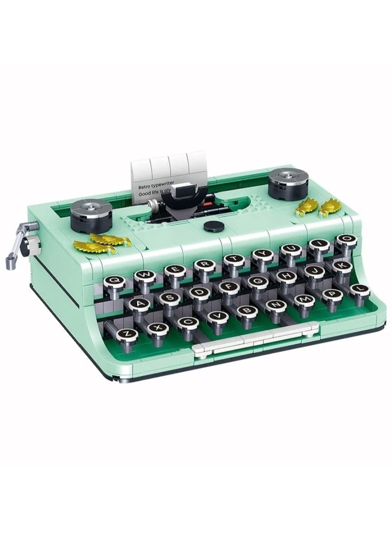 AROAQ 820 Pieces Retro Typewriter Building Blocks Classic Creative Ideas Bricks Toys for Children Adult Gift - Image 2