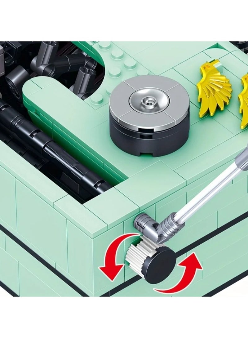 AROAQ 820 Pieces Retro Typewriter Building Blocks Classic Creative Ideas Bricks Toys for Children Adult Gift - Image 4