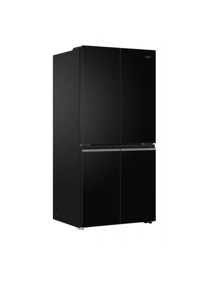هاير ثلاجة هاير، 4 أبواب، 504 لتر، رقمية، انفيرتر، HRF-580TDBG - أسود - Image 2