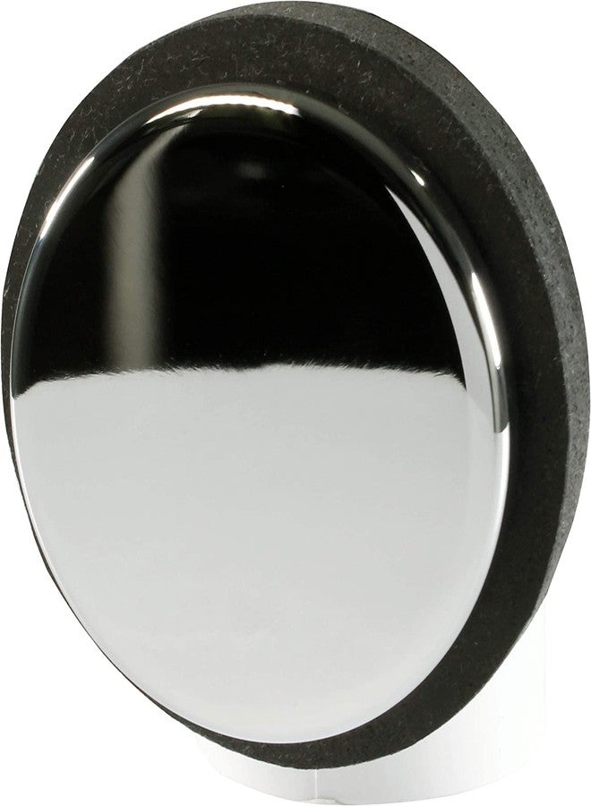 Westbrass A493244H-05 14" Sch. 40 PVC Bath Waste & Overflow Assembly with Illusionary Faceplate and Tip-Toe Drain Plug, Polished Nickel - Image 4