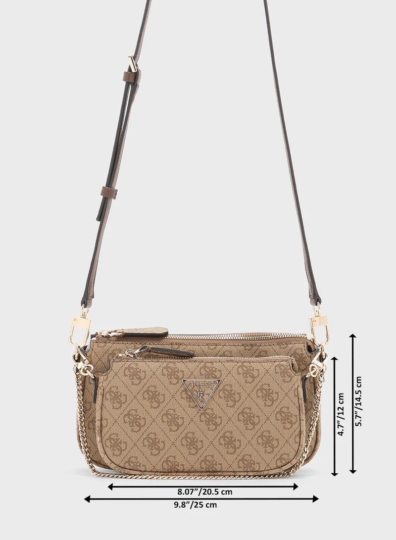 جس Noelle Dbl Pouch Crossbody