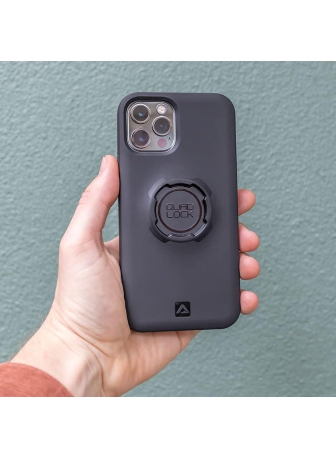 كواد لوك جراب Quad Lock لهاتف iPhone 14 Pro باللون الأسود - Image 3