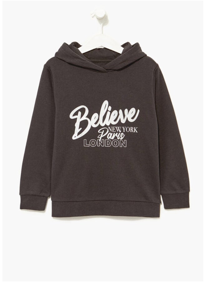 Matalan Girls Slogan Hoodie 