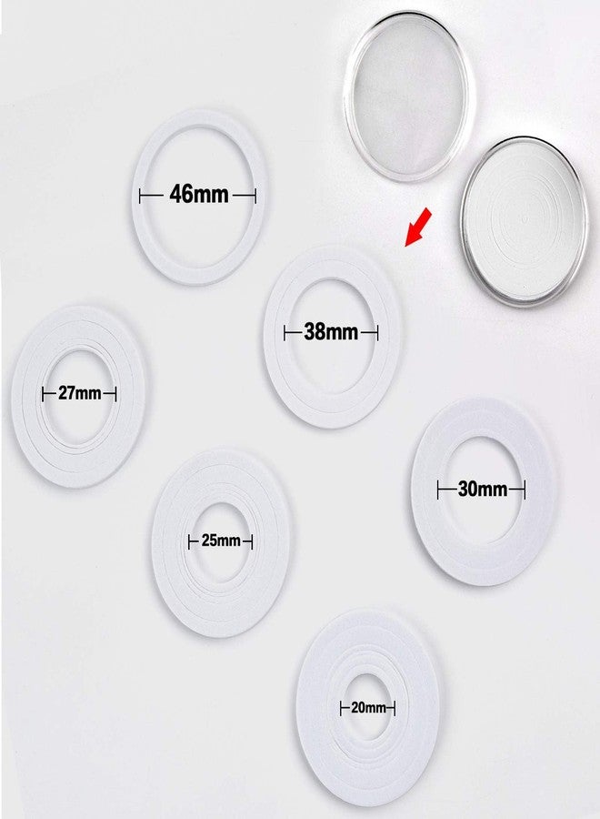 FULLCASE 168 Pieces 46mm Coin Capsules with Foam Gasket and Plastic Storage Organizer Box, 6 Sizes (20/25/27/30/38/46mm) Coins Collector Case Holder for Coin Collection Supplies - Image 2