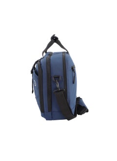 Discovery Discovery SHIELD RPET Polyester Briefcase Blue, Durable Water Resistant Lightweight Laptop Bag, Messenger Bag For Office Business Travel College  - Image 3