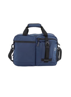 Discovery Discovery SHIELD RPET Polyester Briefcase Blue, Durable Water Resistant Lightweight Laptop Bag, Messenger Bag For Office Business Travel College  - Image 1