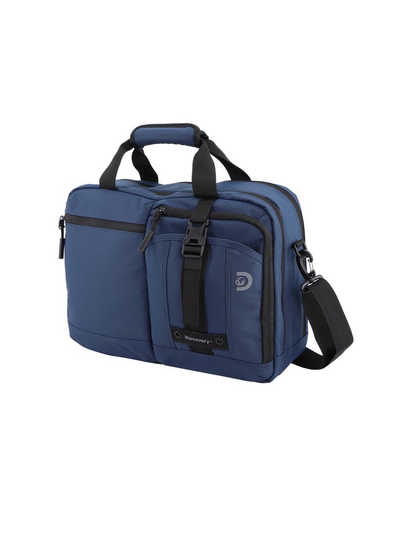 Discovery SHIELD RPET Polyester Briefcase Blue, Durable Water Resistant Lightweight Laptop Bag, Messenger Bag For Office Business Travel College - pzsku/Z78FC3C2F1C3881C970B2Z/45/_/1721991050/8a925a3d-3a2e-46cb-a099-b0e8dbcfbea1