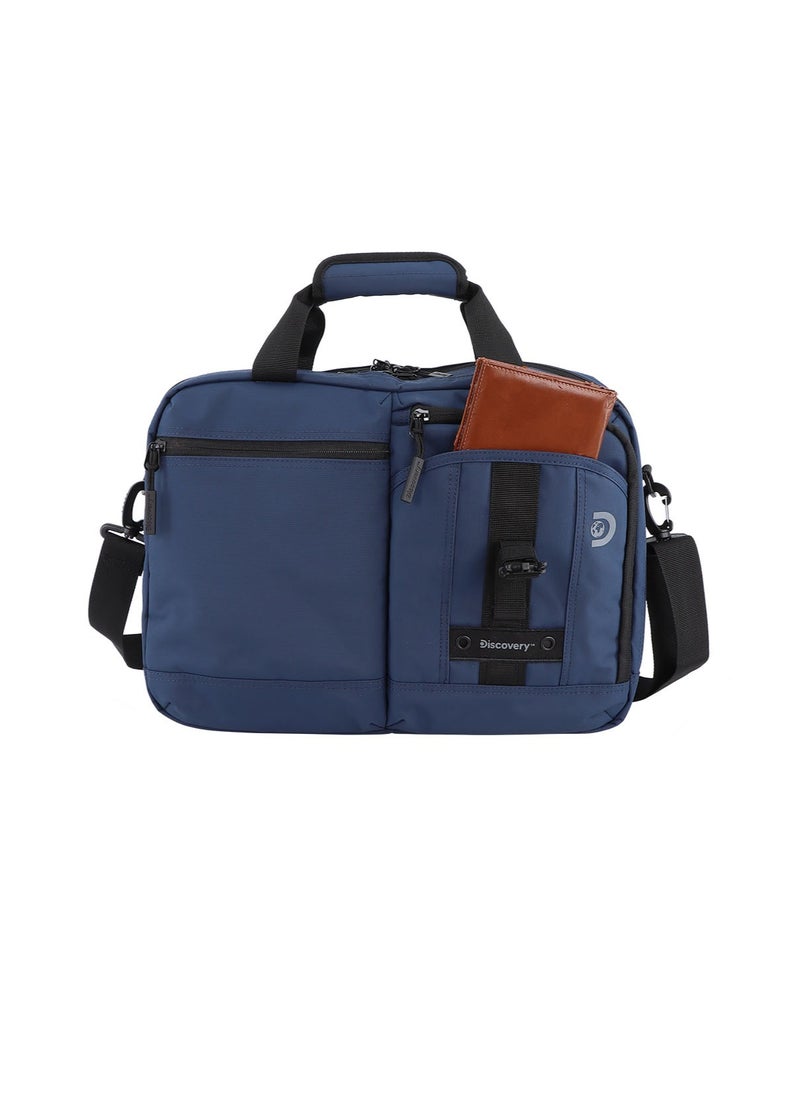 Discovery SHIELD RPET Polyester Briefcase Blue, Durable Water Resistant Lightweight Laptop Bag, Messenger Bag For Office Business Travel College - pzsku/Z78FC3C2F1C3881C970B2Z/45/_/1721991057/0ea49c17-9d49-453e-9cb4-88d81200b8c7