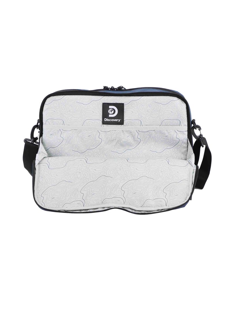 Discovery SHIELD RPET Polyester Briefcase Blue, Durable Water Resistant Lightweight Laptop Bag, Messenger Bag For Office Business Travel College - pzsku/Z78FC3C2F1C3881C970B2Z/45/_/1721991124/e2ca560e-dd87-4051-ac5a-e59b09bc99ca