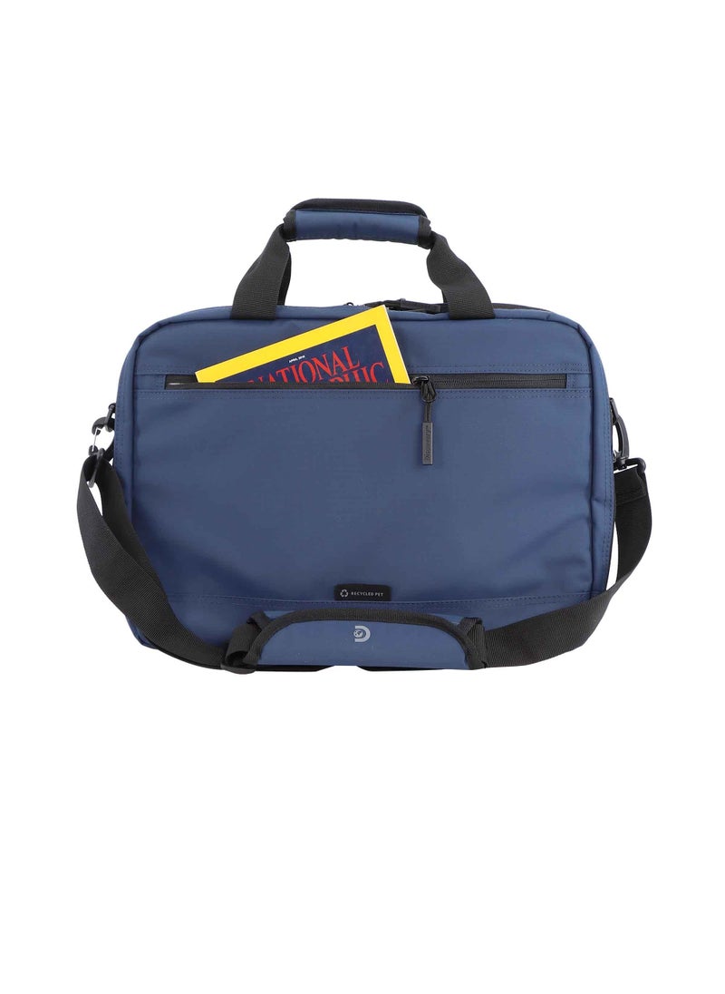 Discovery SHIELD RPET Polyester Briefcase Blue, Durable Water Resistant Lightweight Laptop Bag, Messenger Bag For Office Business Travel College - pzsku/Z78FC3C2F1C3881C970B2Z/45/_/1721991134/13dd0cda-d9be-450a-8147-47af849fdfcd