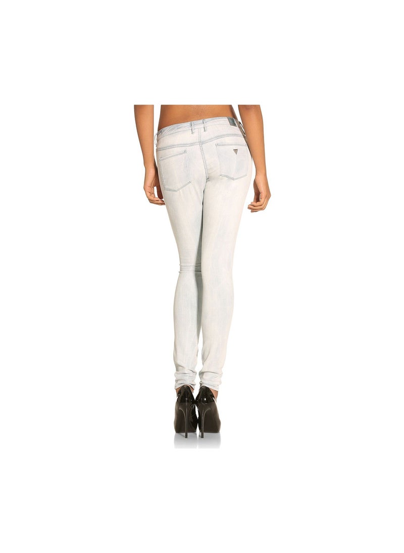 GUESS - Women Iconic Jegging Denim Pant, Tie Dye Wash - Image 1