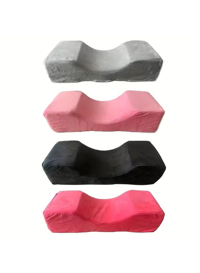 Black U Shaped Eyelash Extension Pillow Comfortable Lash Grafting Headrest - Image 1