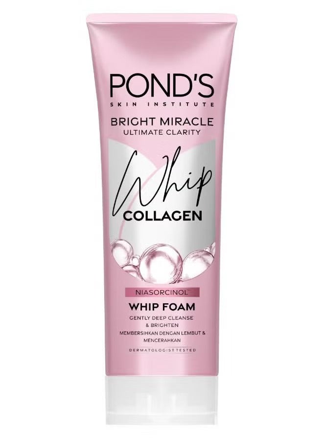 Pond's Bright Miracle Ultimate Clarity Whip Collagen Niasorcinol Facial Foam 100g X 2 - Image 2