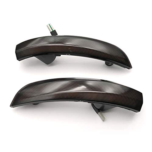 ruihe Smoked Lens Dynamic Sequential Blink LED Side Mirror Turn Signal Light Strip Assembly Compatible With Fit for Ford Focus 2012 2013 2014 2015 2016 2017 2018 MK3 RS ST - Image 5