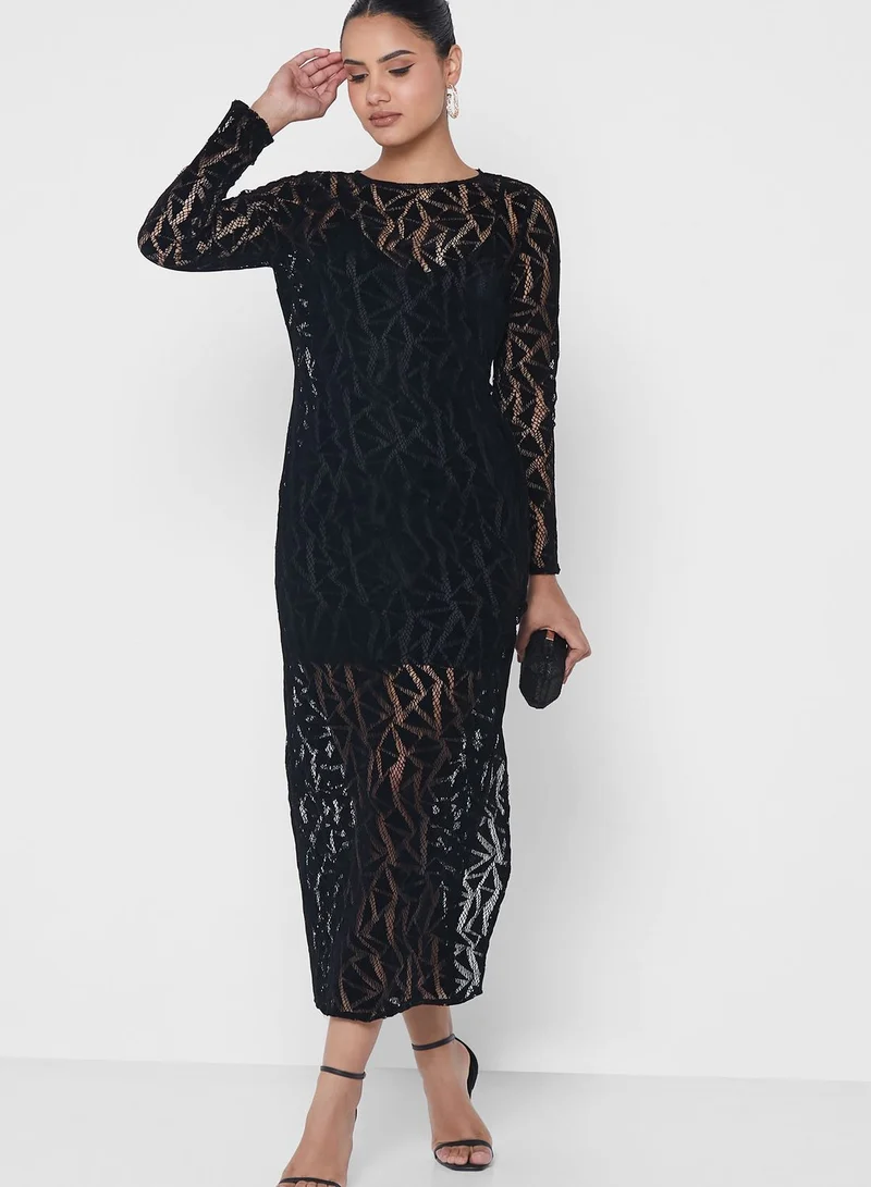 TOPSHOP Lace Trim Dress for Women | Best Price KSA TOPSHOP Lace Trim Dress for Women | Best Price KSA